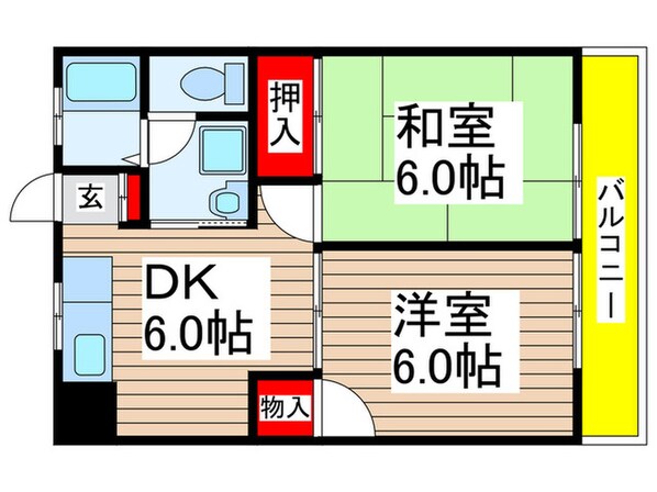 ティファニー10の物件間取画像